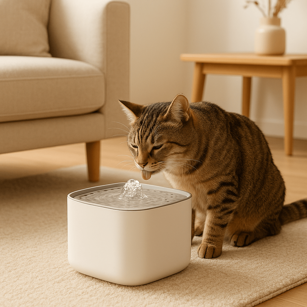 Fontaine à eau filtrante | CatFilter™ - Joyeux Ronron