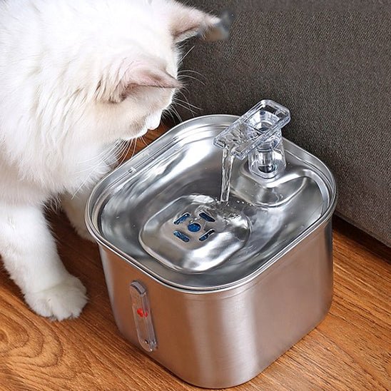 Fontaine à eau pour chat | InoxAqua™ - Joyeux Ronron