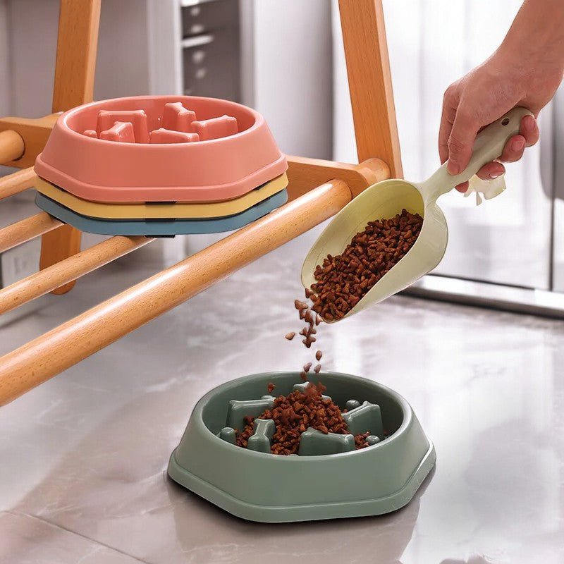 Gamelles anti glouton chat | SlowBowl™ - Joyeux Ronron