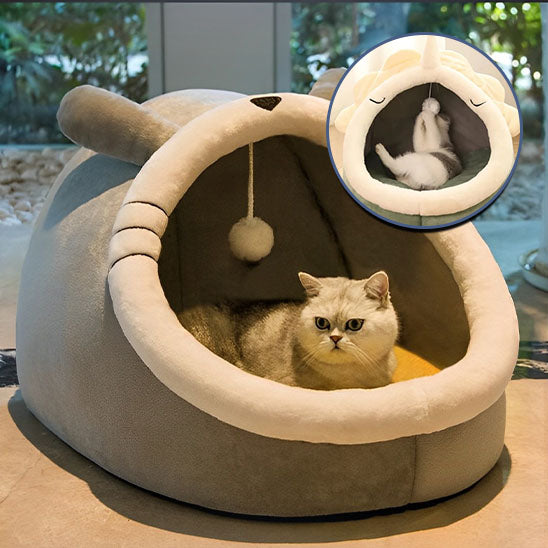 Niche pour chat | CatHouse™ - Gris