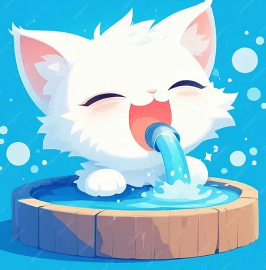 Fontaine à eau pour chat - Joyeux Ronron