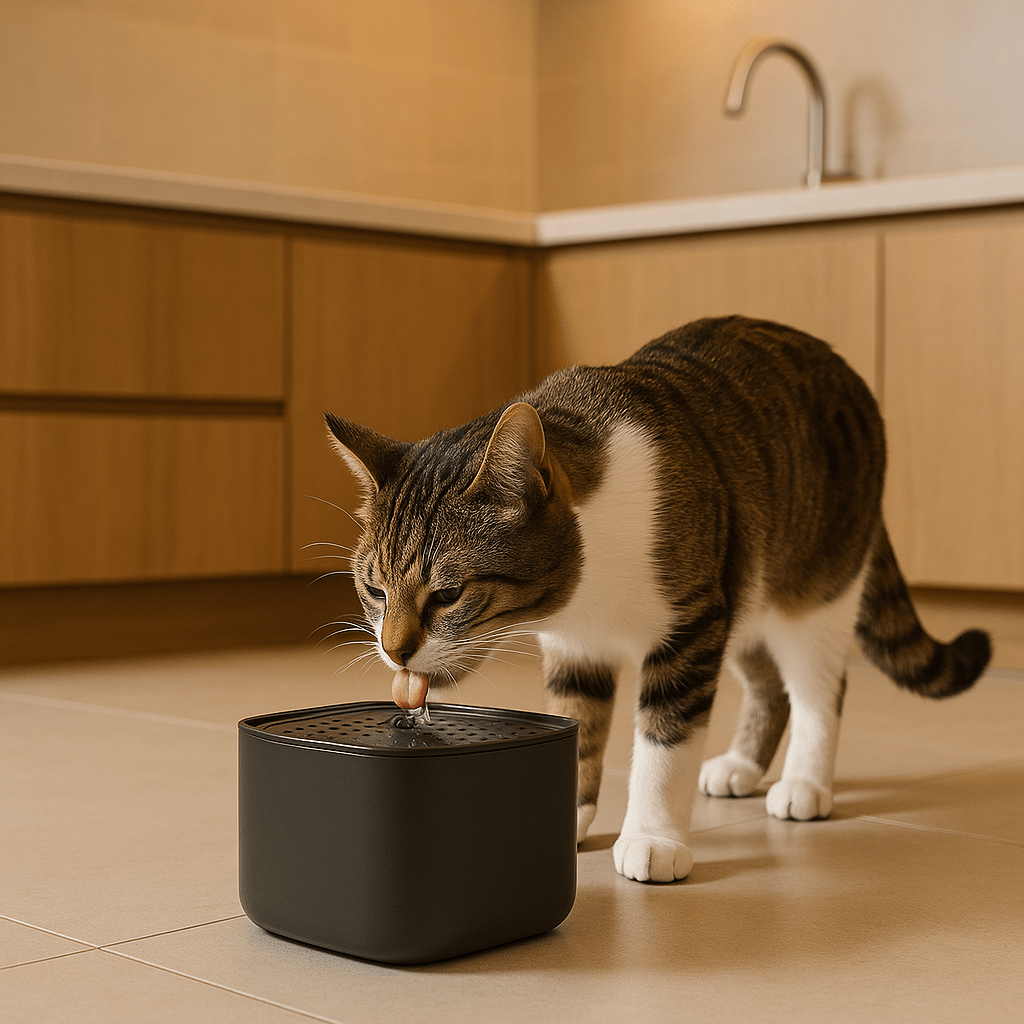 Fontaine à eau filtrante | CatFilter™ - Joyeux Ronron