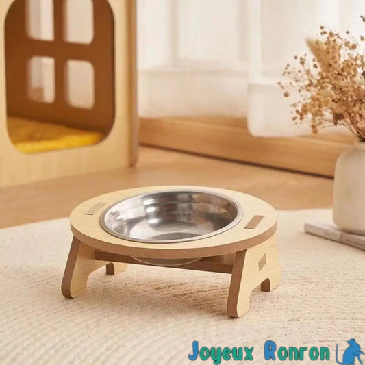 Gamelle chat surélevée | WoodenBowl™