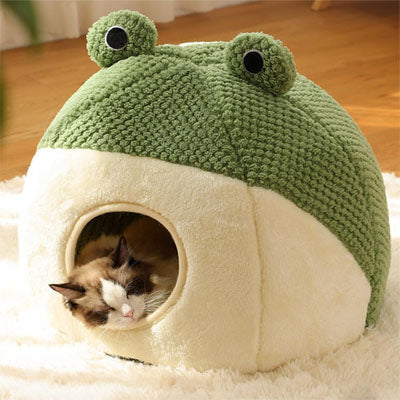 Niche pour chat Grenouille