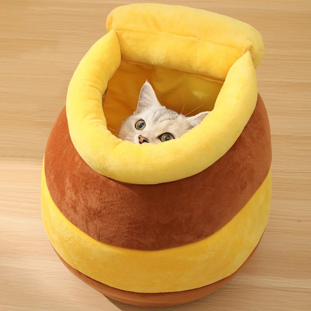 Niche pour chat | HoneyCat™ - Joyeux Ronron