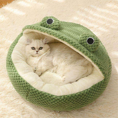 Niche pour chat Grenouille