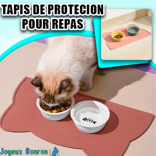 Le tapis gamelle chat | TapisFood™