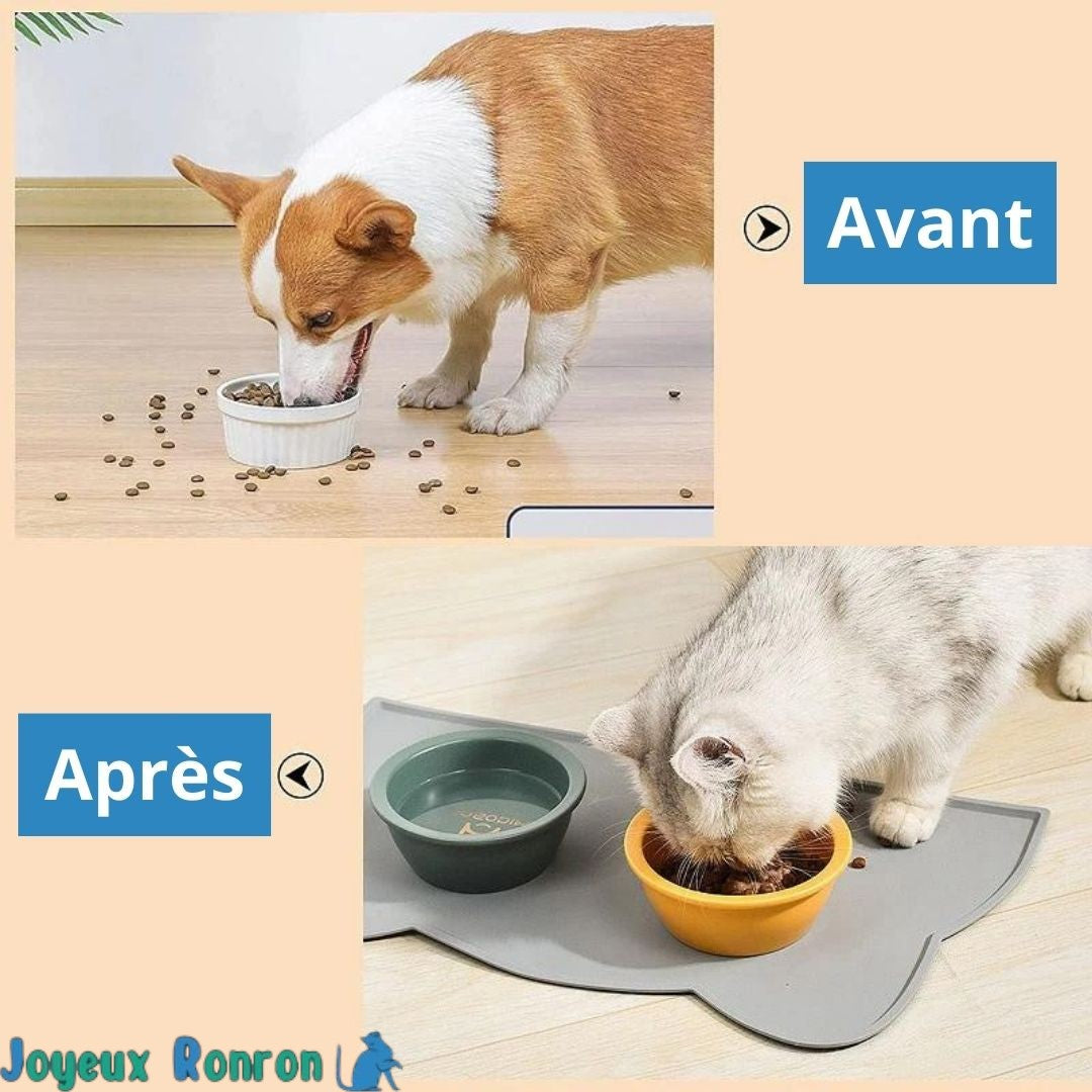 Le tapis gamelle chat | TapisFood™